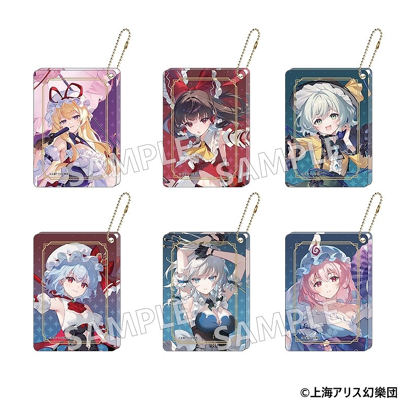 【MAGI ARTS】東方Project タペストリー トレーディングアクリルキーホルダー 1BOX入数：6