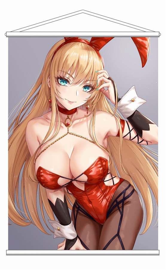 【HOBBYOTAKU】Sakiyamama Bunnys バニー金髪ロング B3タペストリー