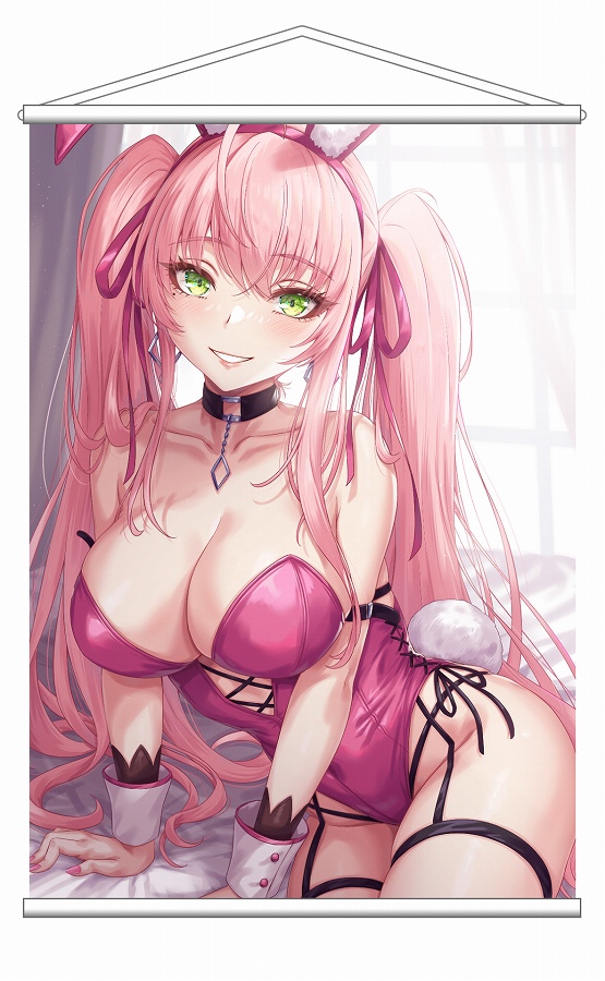 【HOBBYOTAKU】Sakiyamama Bunnys ピンクツインテバニー B3タペストリー