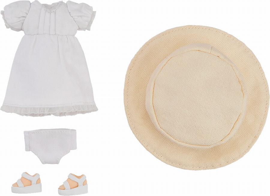 【グッドスマイルカンパニー】ねんどろいどどーる おようふくセット シンプルワンピース ホワイト