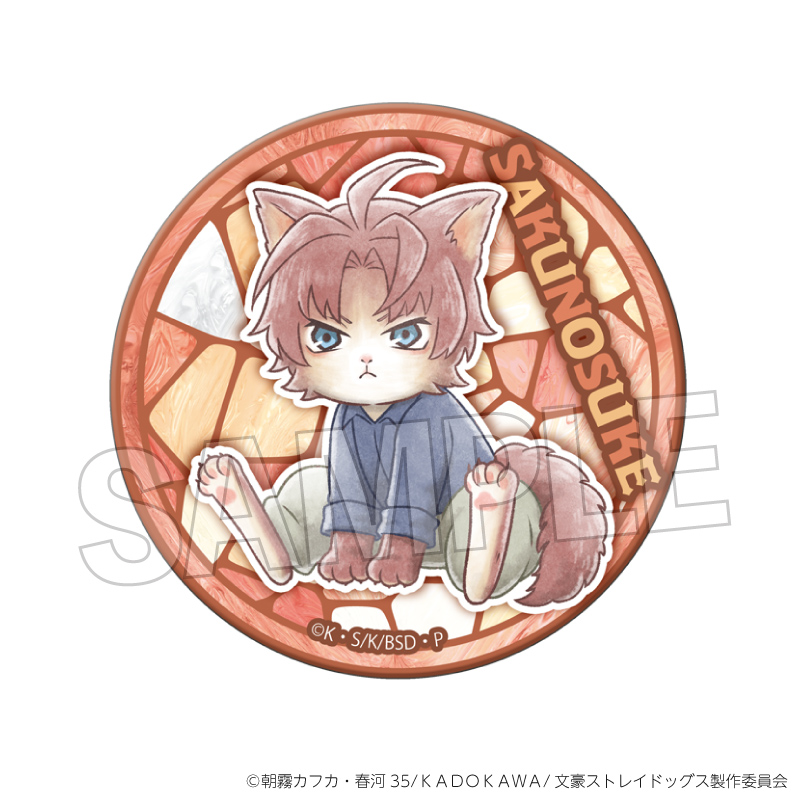 【PROOF】文豪ストレイドッグス 文豪ストレイキャッツ 缶バッジ vol.2 織田作之助（探偵社設立秘話ver.）