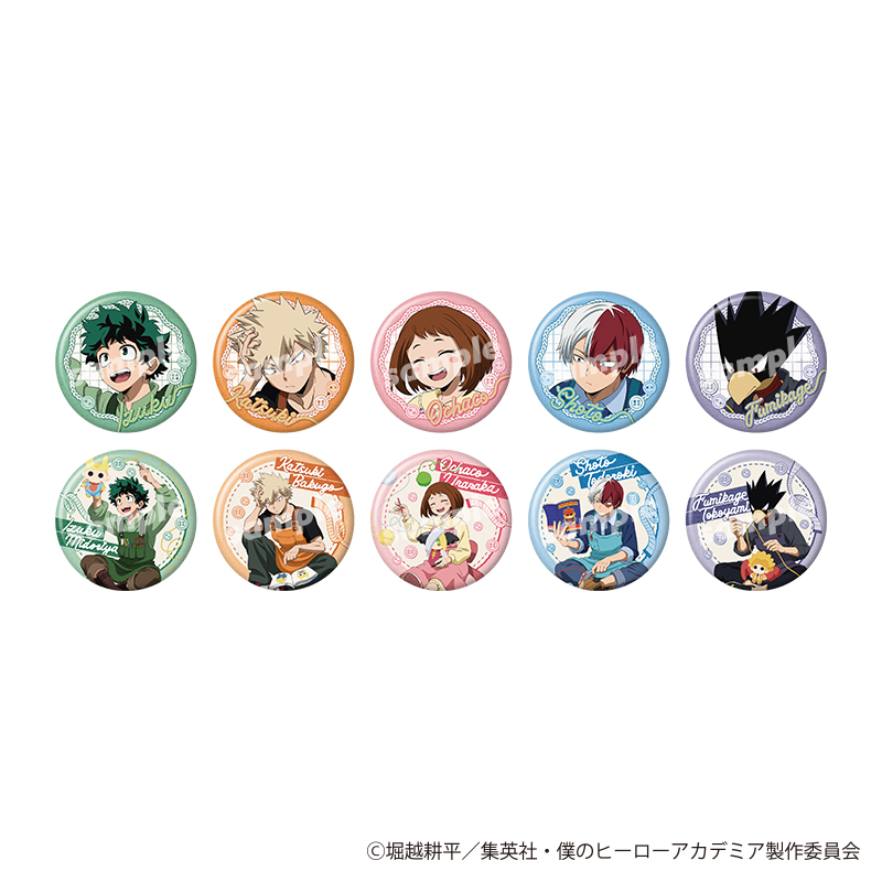 【YTE】僕のヒーローアカデミア トレーディング缶バッジ 編め！あみぐるみ 1BOX入数：10