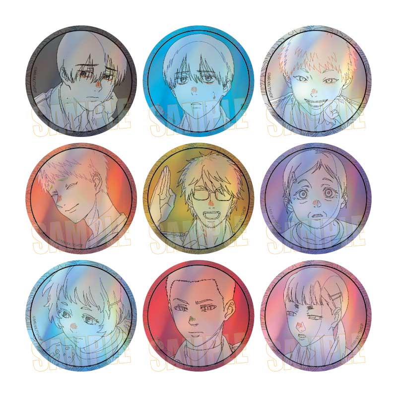 【ベルハウス】トレーディングホログラム缶バッジ 光が死んだ夏 1BOX入数：9