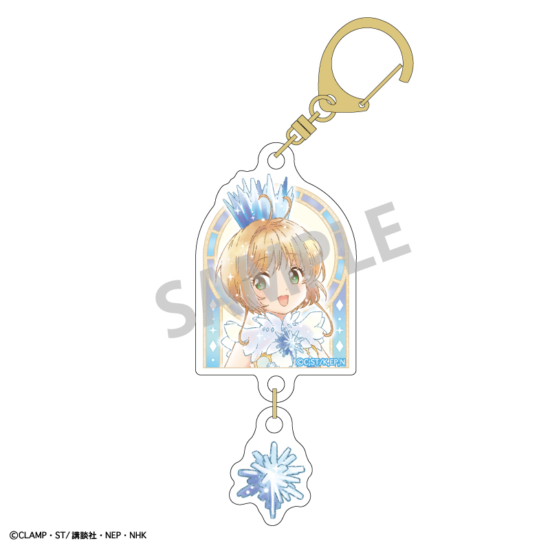【カミオジャパン】カードキャプターさくら クリアカード編 ダブルパーツアクリルキーホルダー 木之本 桜C/カミアニTOUCH