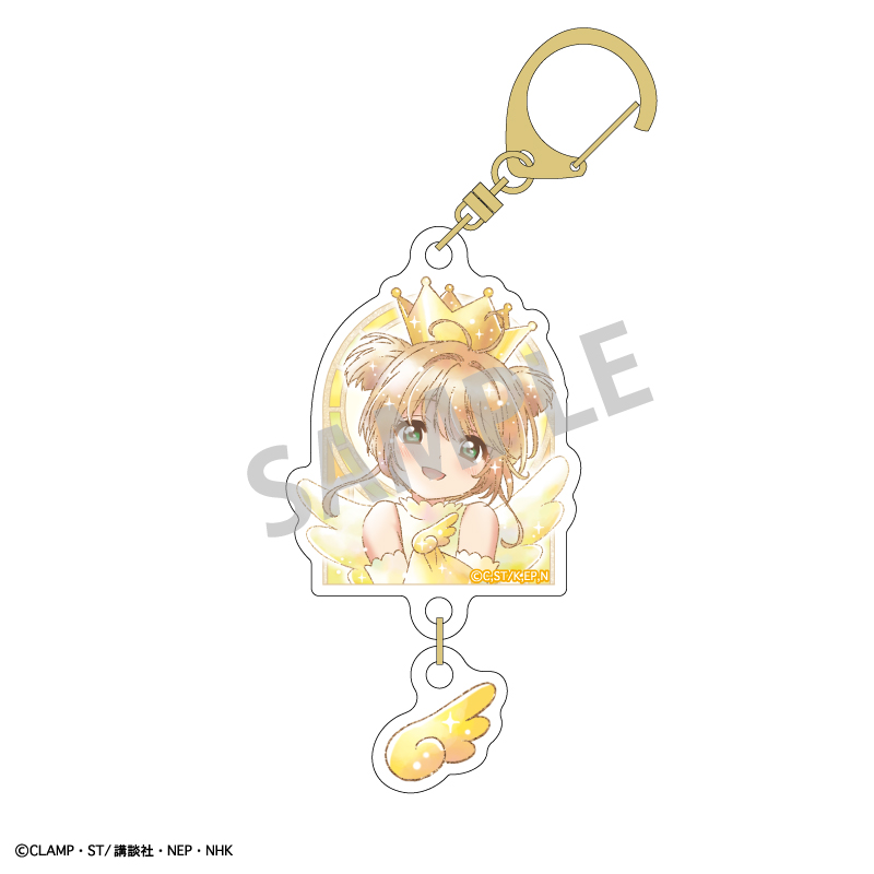 【カミオジャパン】カードキャプターさくら クリアカード編 ダブルパーツアクリルキーホルダー 木之本 桜A/カミアニTOUCH