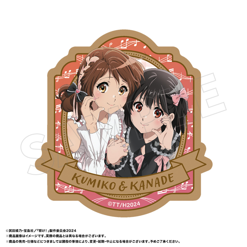 【ANICRAFT】『最終楽章 響け！ユーフォニアム』 木製バッジ E 久美子&奏