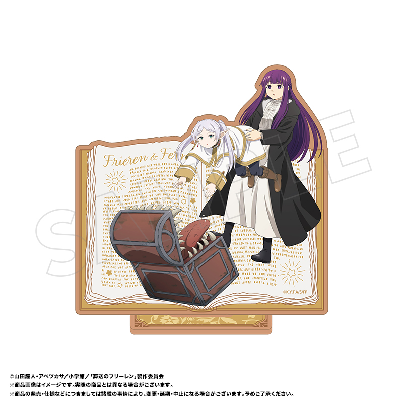 【ANICRAFT】TVアニメ『葬送のフリーレン』 木製スタンド F フリーレン&フェルン