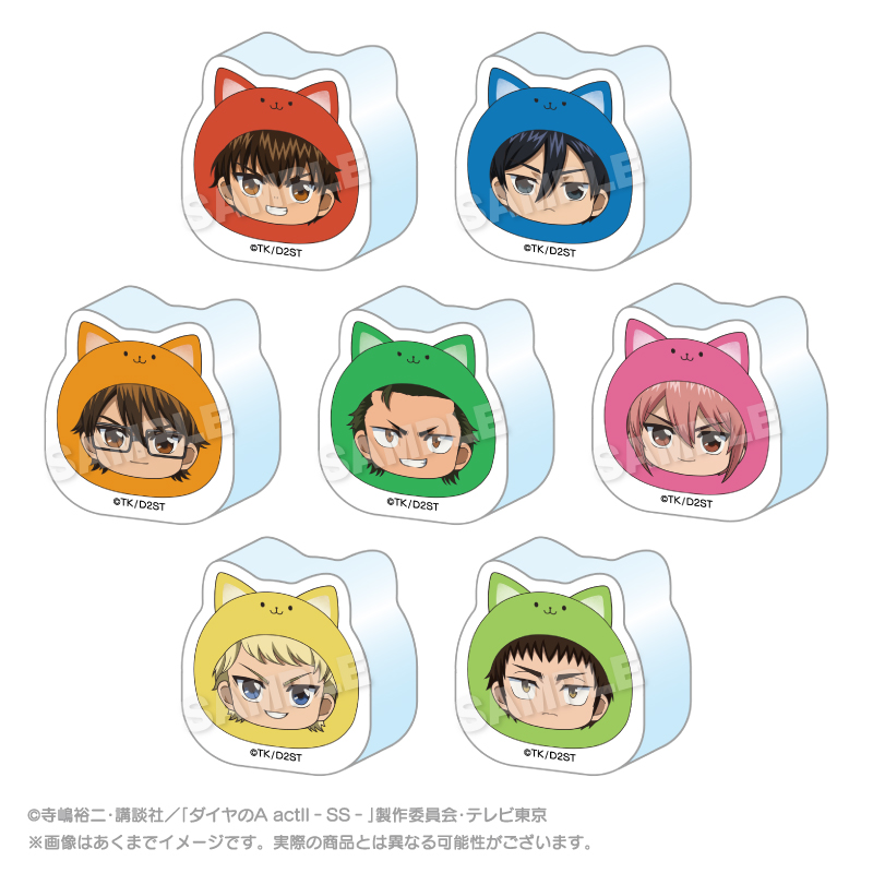 【ステラノーツ】ダイヤのA actII -Second Season- トレーディングまるめいつアクリルフィギュア 1BOX入数：7