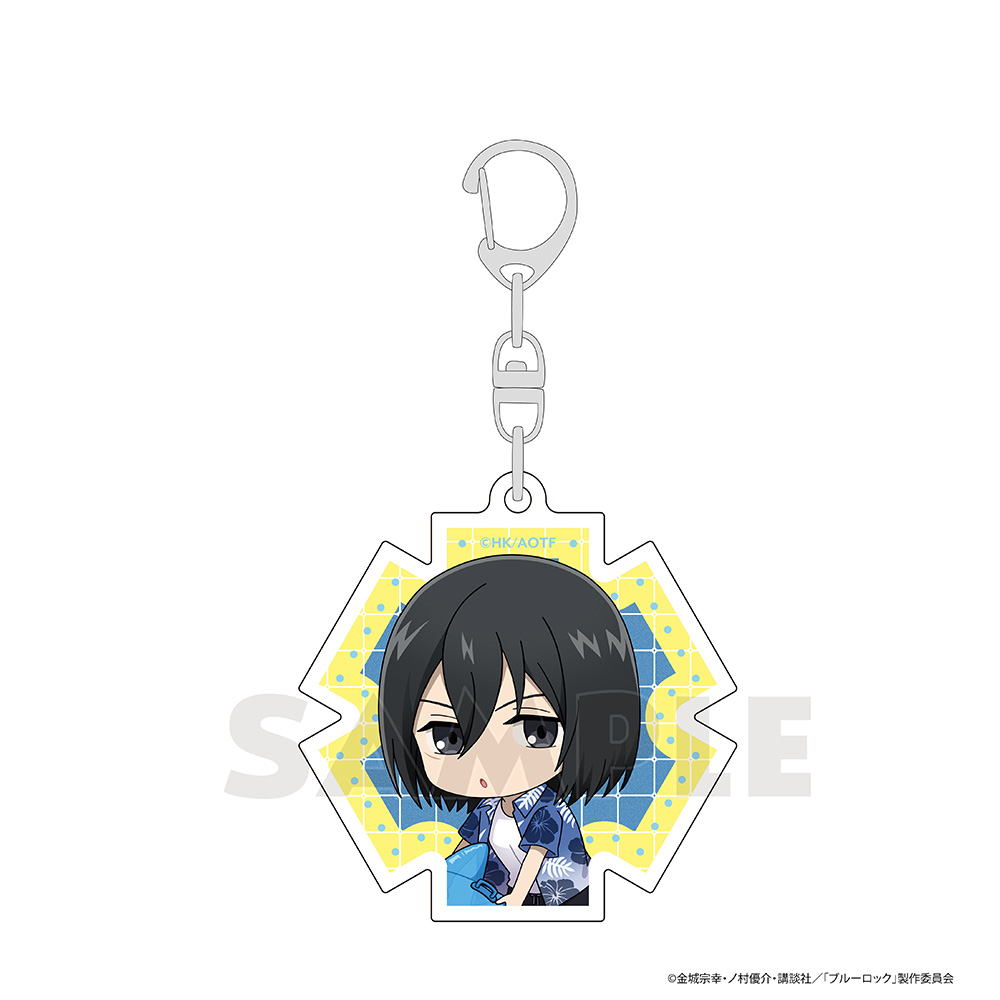 【Parflette】進撃の巨人 アクリルキーホルダー（ミカサ/バカンス）