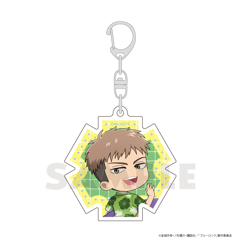 【Parflette】進撃の巨人 アクリルキーホルダー（ジャン/バカンス）