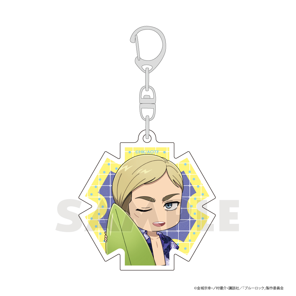 【Parflette】進撃の巨人 アクリルキーホルダー（エルヴィン/バカンス）