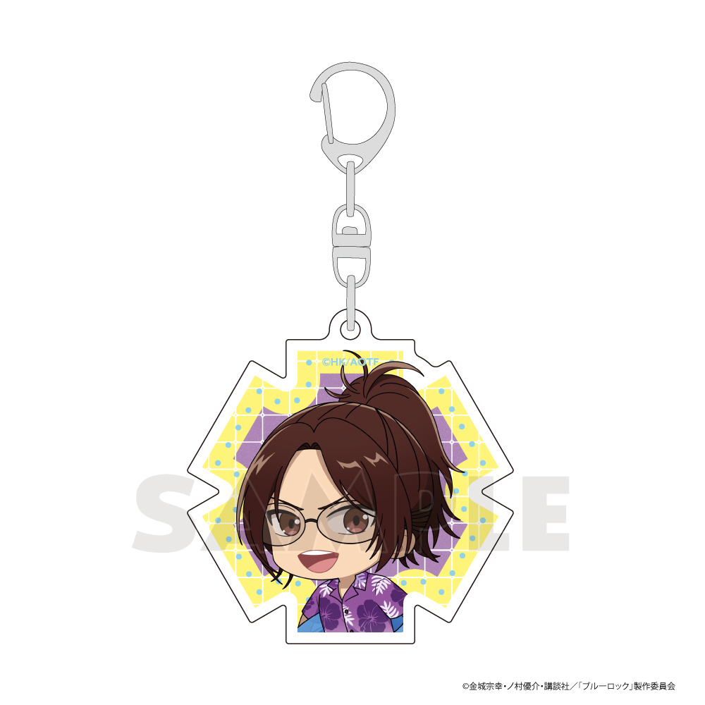 【Parflette】進撃の巨人 アクリルキーホルダー（ハンジ/バカンス）