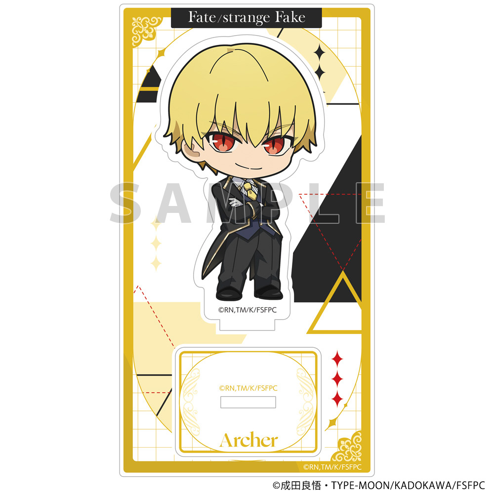 【カーテン魂】Fate/strange Fake アクリルスタンド（アーチャー/執事&メイド）