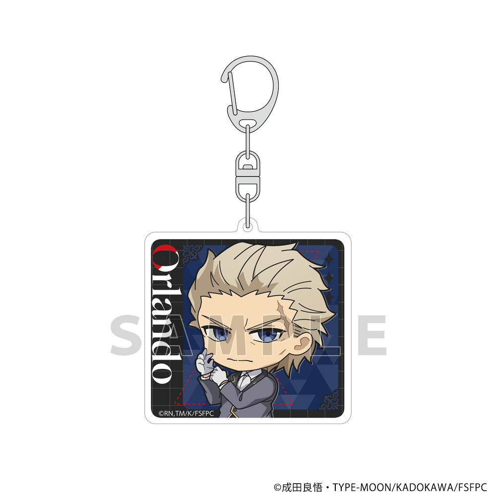 【カーテン魂】Fate/strange Fake アクリルキーホルダー（オーランド・リーヴ/執事&メイド）