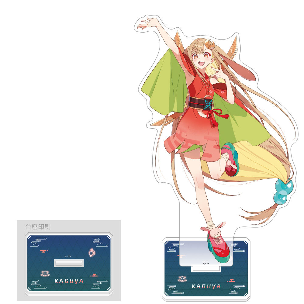 【カーテン魂】超かぐや姫！ 特大アクリルスタンド（かぐや/VR）