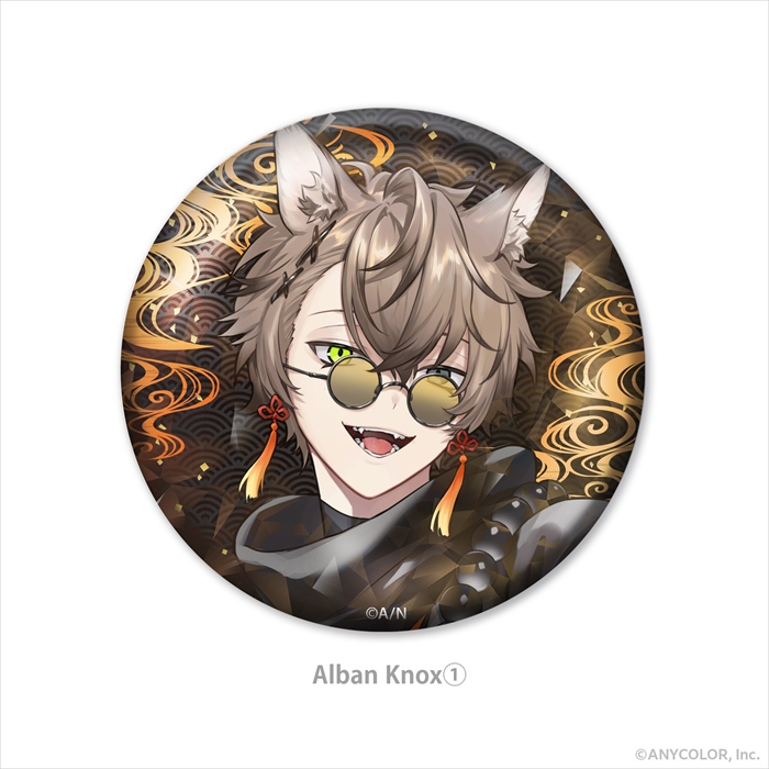 【サイバーエージェント】Noctyx NIJISANJI EN 周年企画 ホログラム缶バッジ アルバーン・ノックス 1 