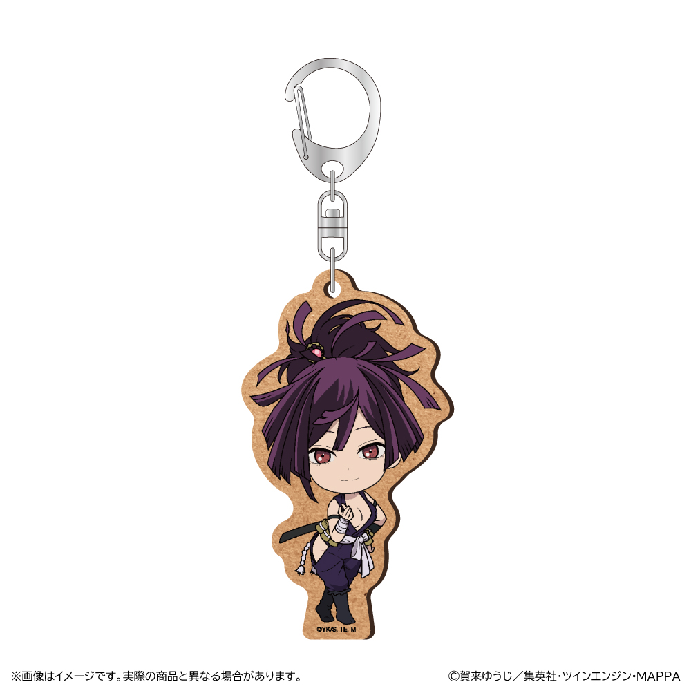 【清水産業】地獄楽 MDF キーホルダー/杠