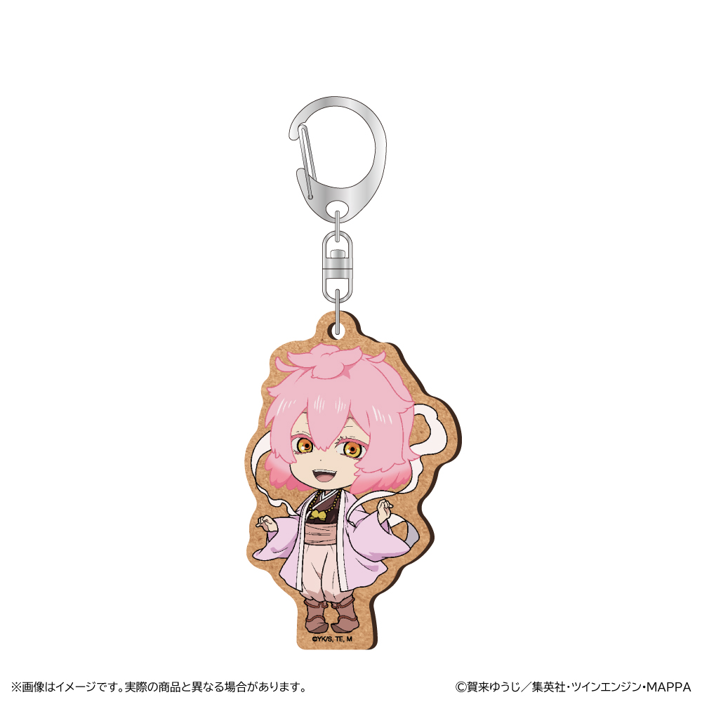 【清水産業】地獄楽 MDF キーホルダー/桃花