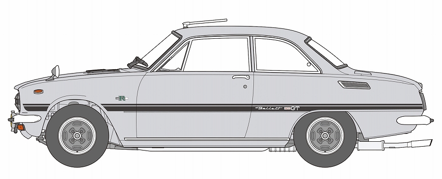 【ハセガワ】いすゞ ベレット 1600GTR 後期型 （1973） 