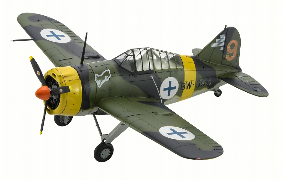 【ハセガワ】B-239 バッファロー “フィンランド空軍 エーセス”