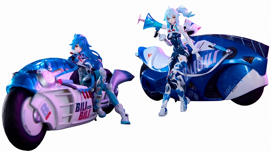 【AniMester×核金重構】bilibili 2233 スピードスリップストリーム 拜年紀 1/12 完成品アクションフィギュア（コンプリートセット）