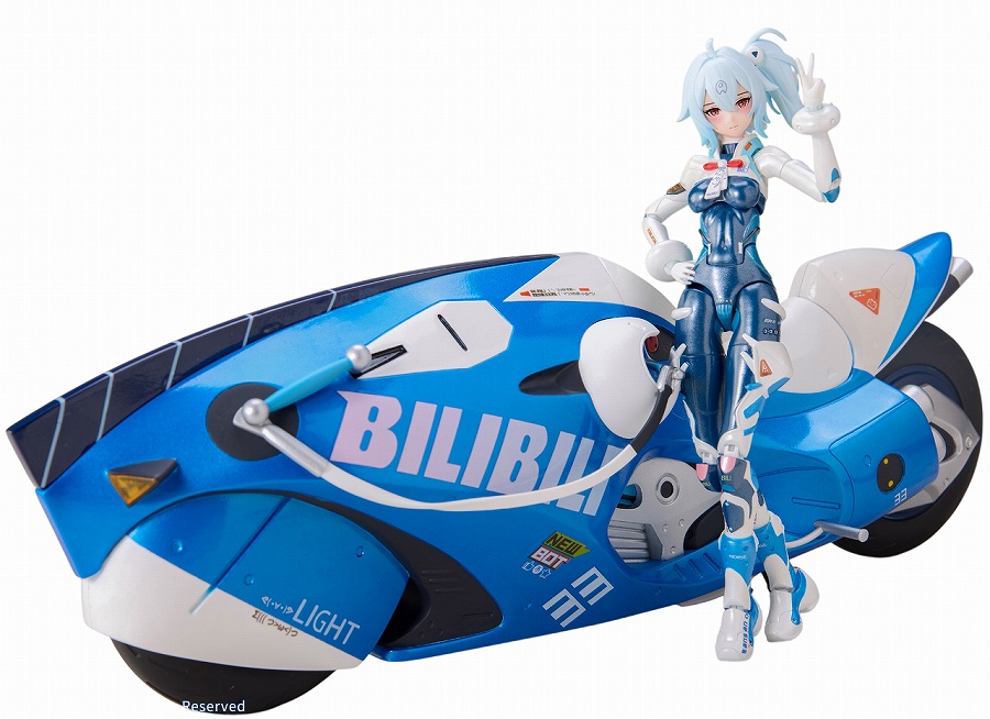 【AniMester×核金重構】bilibili 33 スピードスリップストリーム 拜年紀 1/12 完成品アクションフィギュア（バイクセット版）
