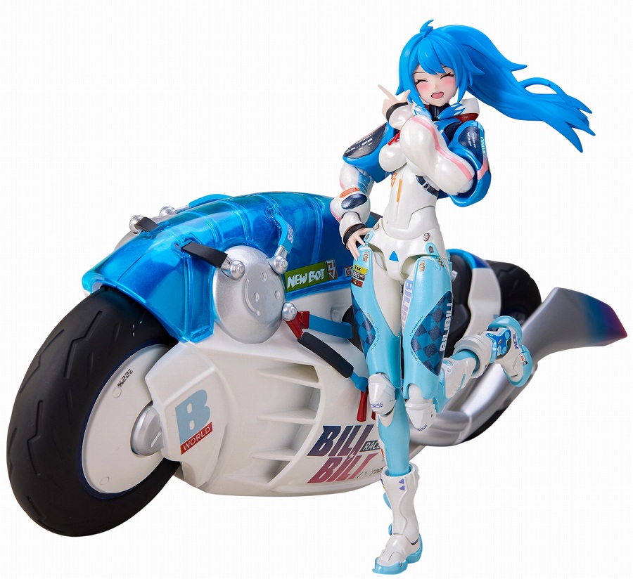 【AniMester×核金重構】bilibili 22 スピードスリップストリーム 拜年紀 1/12 完成品アクションフィギュア（バイクセット版）