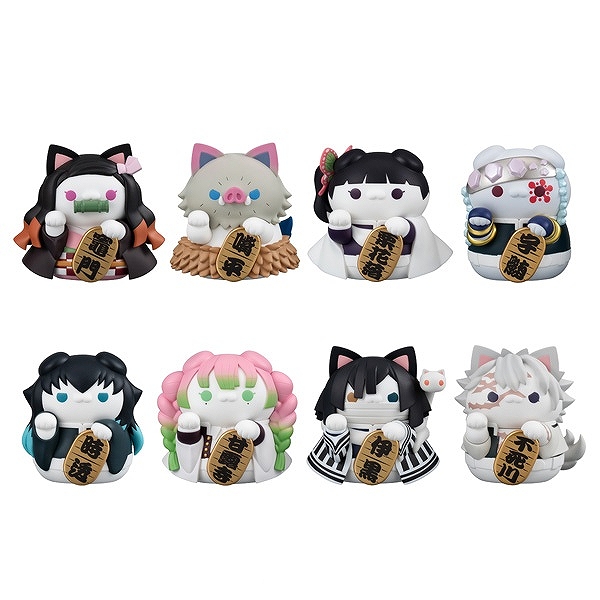 【メガハウス】MEGA CAT PROJECT 鬼滅の刃 鬼滅の刃ニャンコ招き猫ver.弐 1BOX入数：8