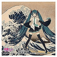 【Presence】初音ミク×葛飾北斎 iXima ステッカー 神奈川沖波裏