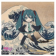 【Presence】初音ミク×葛飾北斎 iXima ステッカー 神奈川沖波裏 ミニキャラ