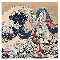 【Presence】初音ミク×葛飾北斎 iXima ステッカー 神奈川沖波裏 着物