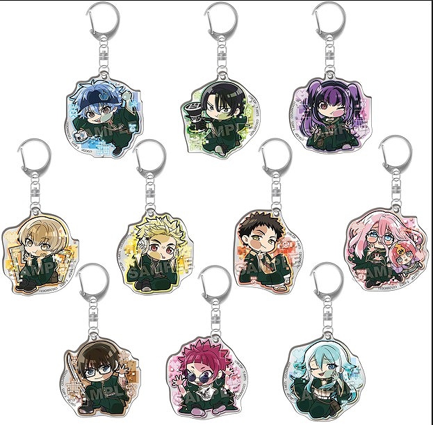 【タカラトミーアーツ】ぴた！でふぉめデッドアカウントトレーディングアクリルキーホルダー 1BOX入数：10