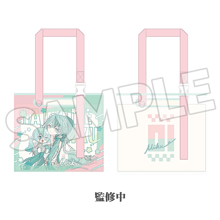 【グッドスマイルカンパニー】キャラクター・ボーカル・シリーズ01 初音ミク ミクハグシリーズ クリアバッグ フラワーVer.