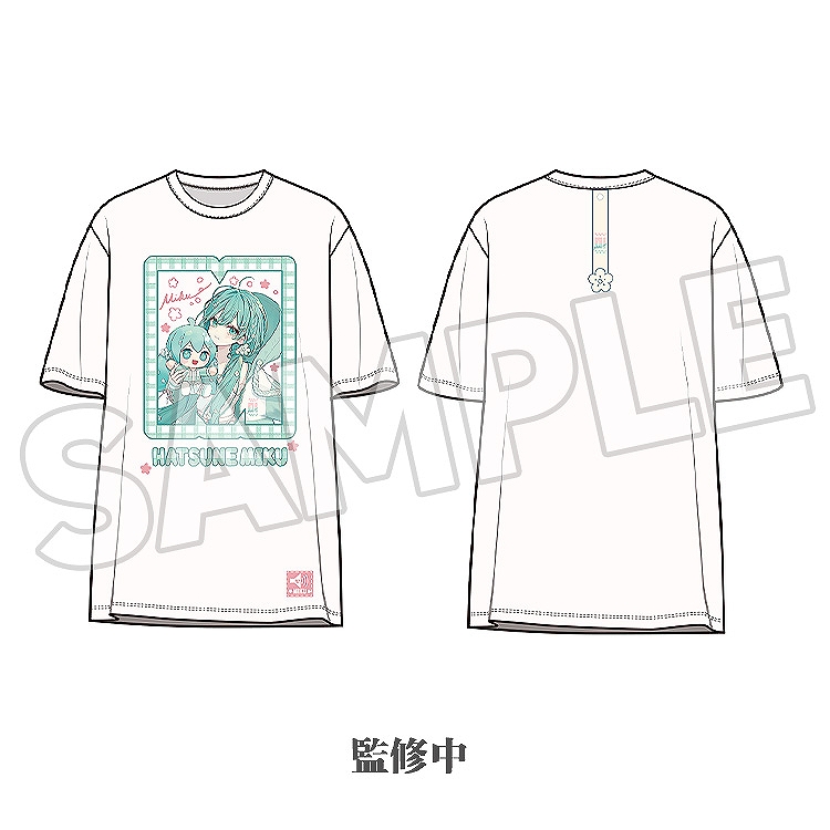 【グッドスマイルカンパニー】キャラクター・ボーカル・シリーズ01 初音ミク ミクハグシリーズ Tシャツ フラワーVer.