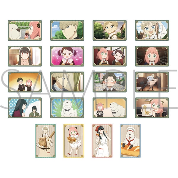 【ムービック】SPY×FAMILY トレーディングクリアカード/全20種 1BOX入数：10