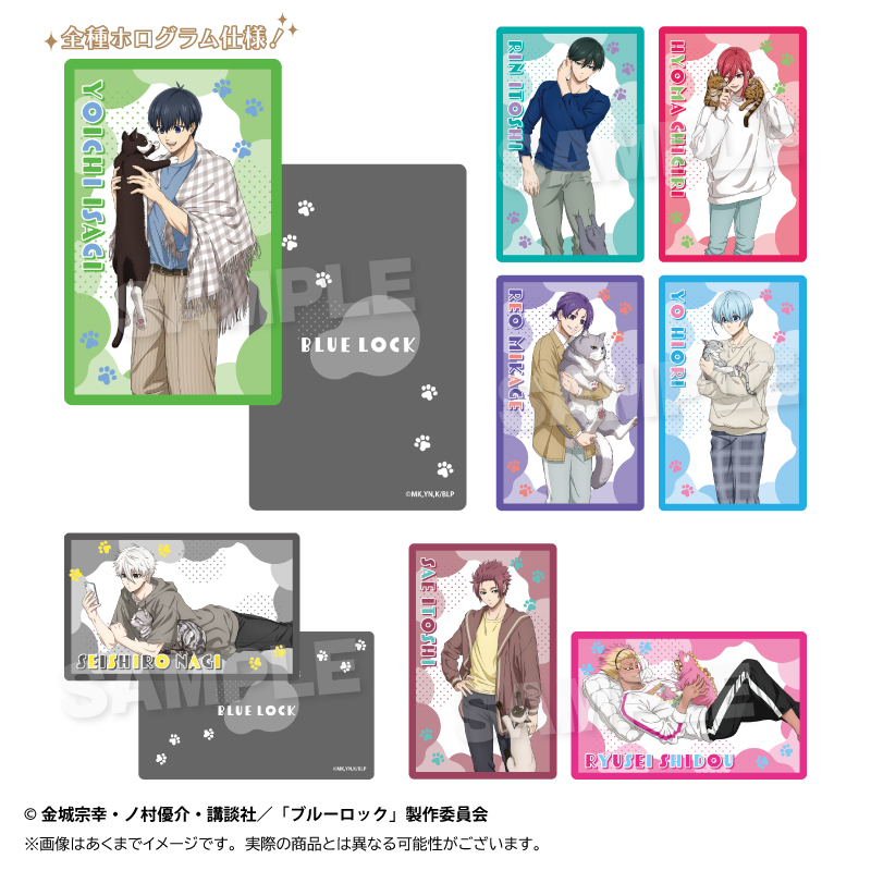 【Y Line】ブルーロック トレーディングホログラムカード 猫と戯れver. 1BOX入数：8