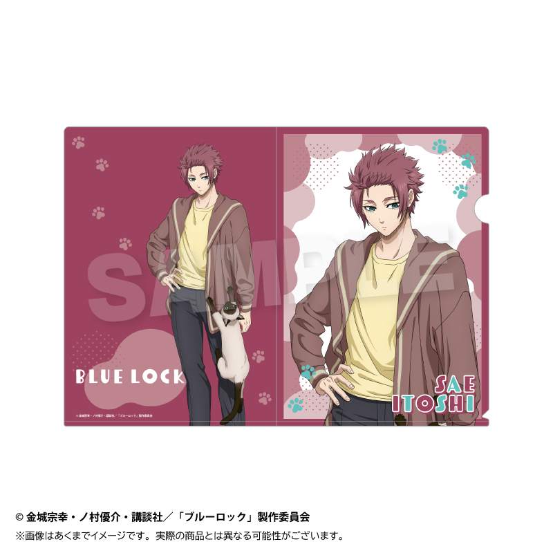 【Y Line】ブルーロック クリアファイル 猫と戯れver. 糸師 冴