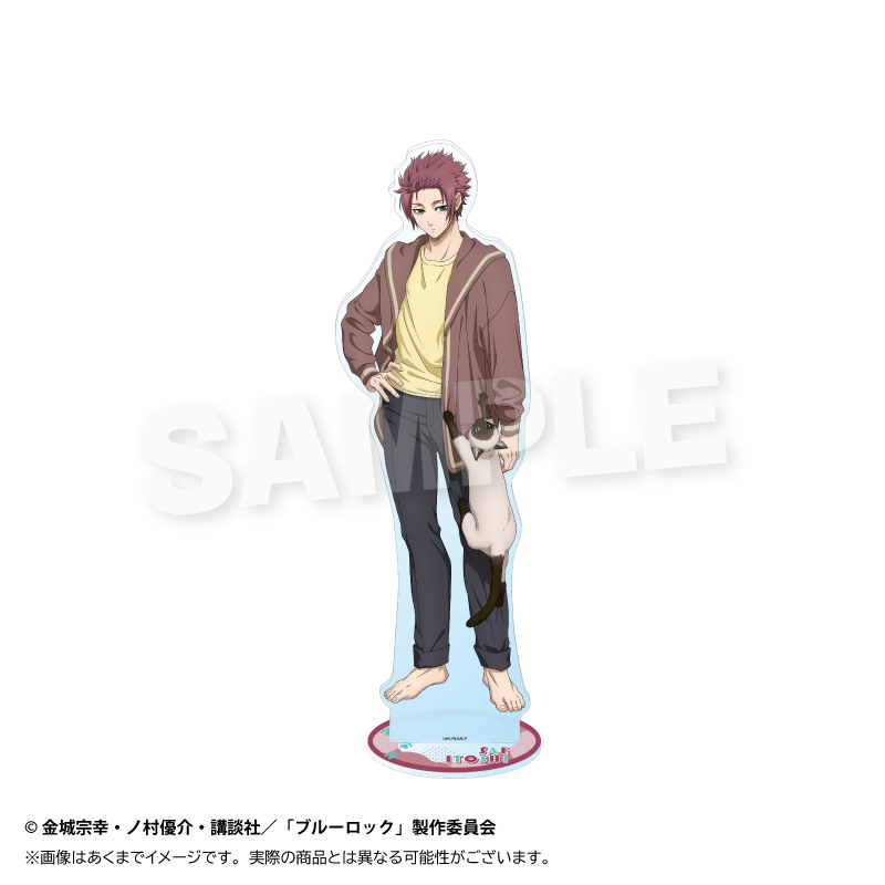 【Y Line】ブルーロック BIGアクリルスタンド 猫と戯れver. 糸師 冴