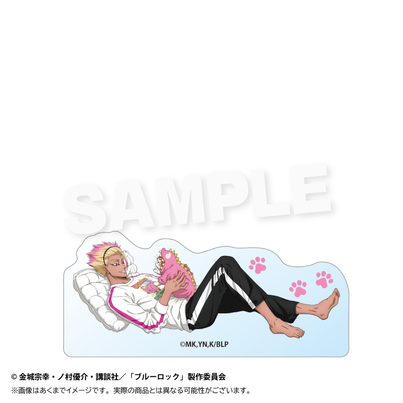 【Y Line】ブルーロック アクリルブロック 猫と戯れver. 士道 龍聖