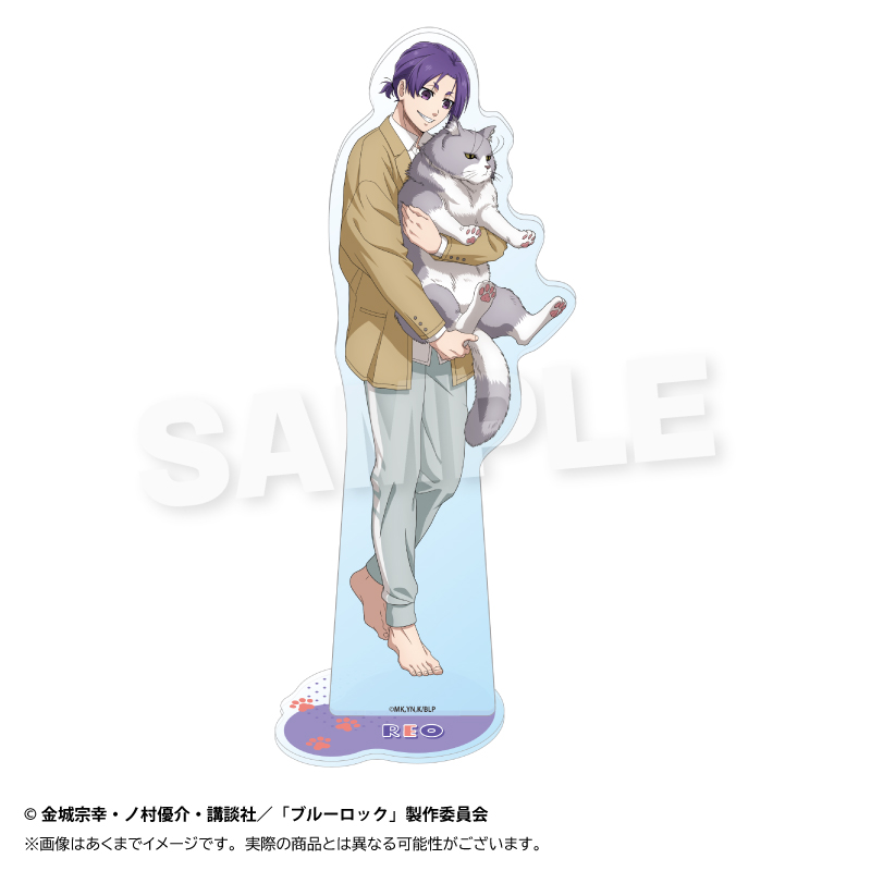 【Y Line】ブルーロック アクリルスタンド 猫と戯れver. 御影 玲王