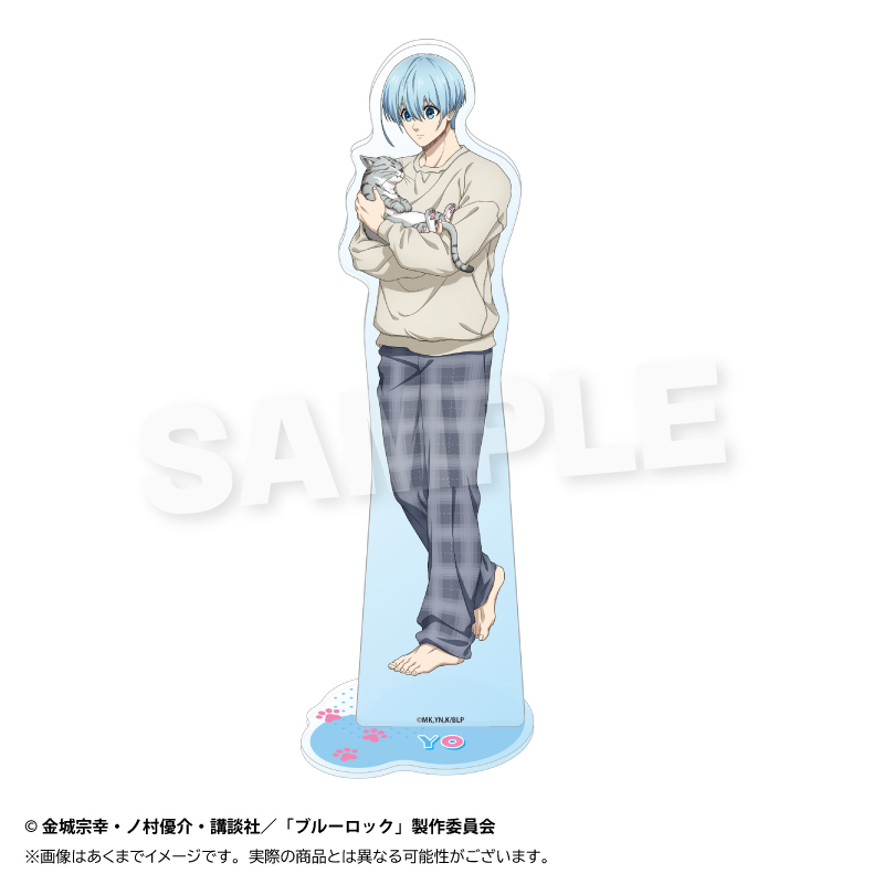 【Y Line】ブルーロック アクリルスタンド 猫と戯れver. 氷織 羊