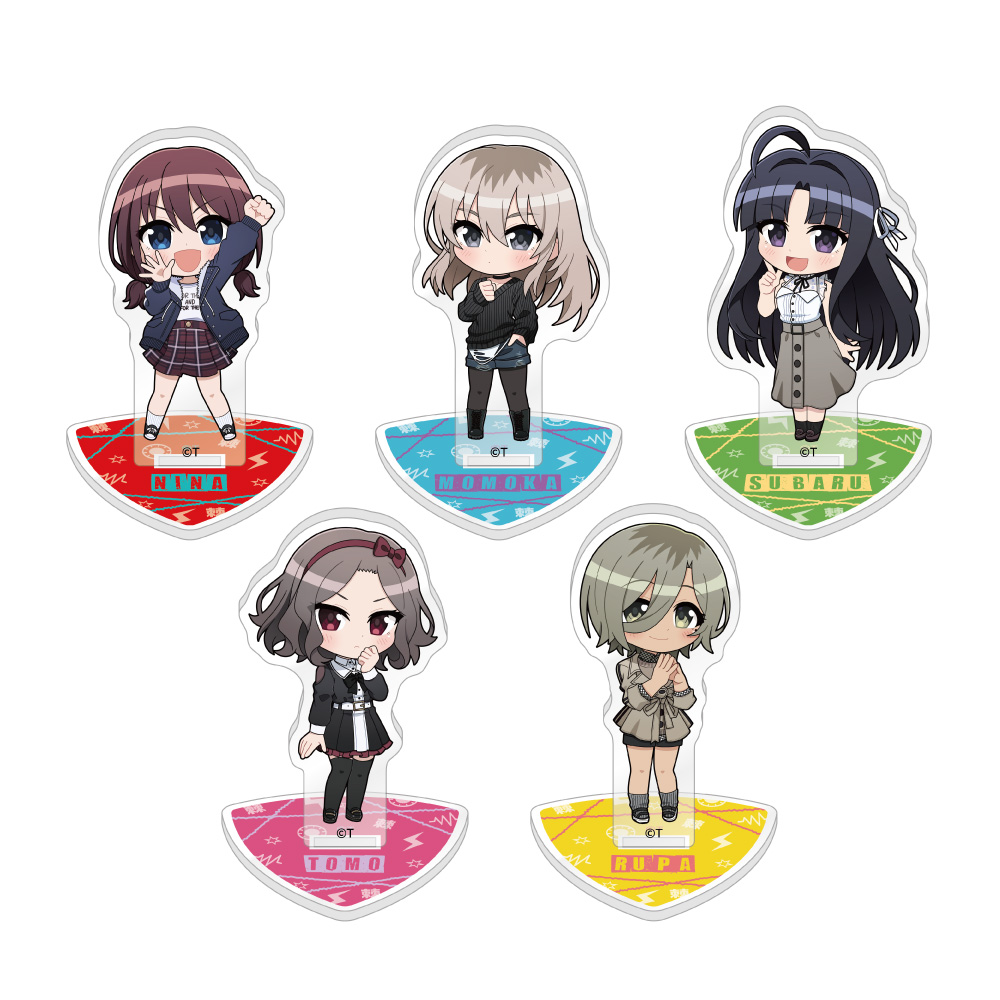 【キャラバン】ガールズバンドクライ トレーディングちびキャラアクリルスタンド 1BOX入数：5