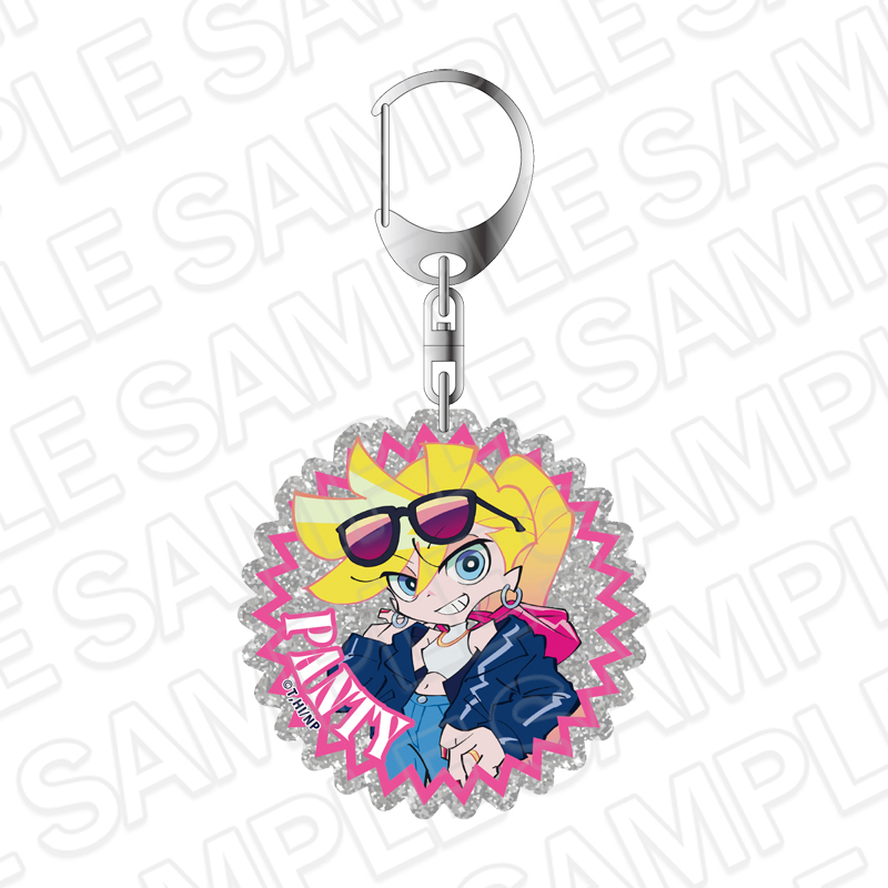 【コンテンツシード】New PANTY & STOCKING with GARTERBELT ラメアクリルキーホルダー パンティ お出かけ ver.