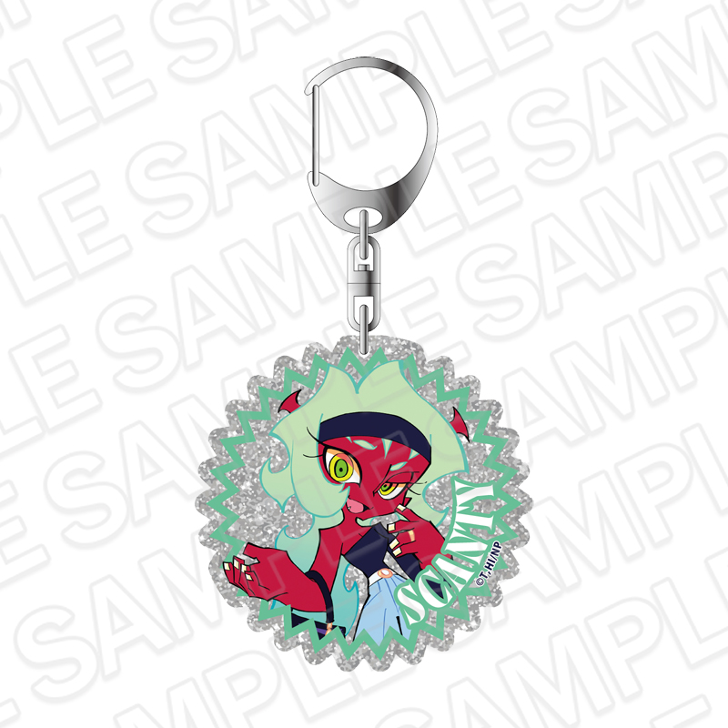 【コンテンツシード】New PANTY & STOCKING with GARTERBELT ラメアクリルキーホルダー スキャンティ お出かけ ver.