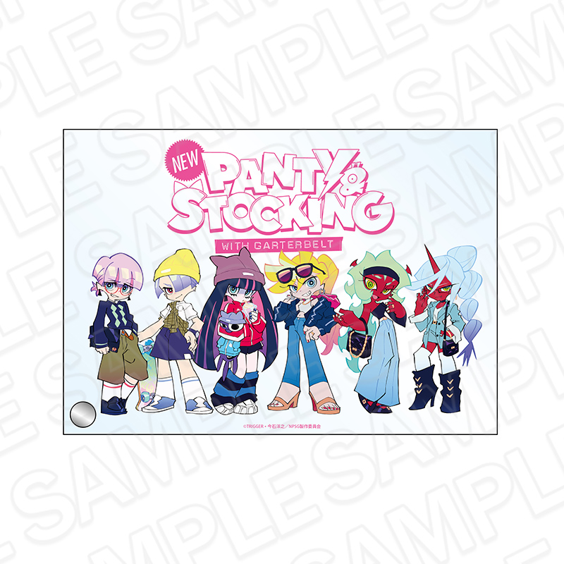 【コンテンツシード】New PANTY & STOCKING with GARTERBELT ミニアクリルアート お出かけ ver.