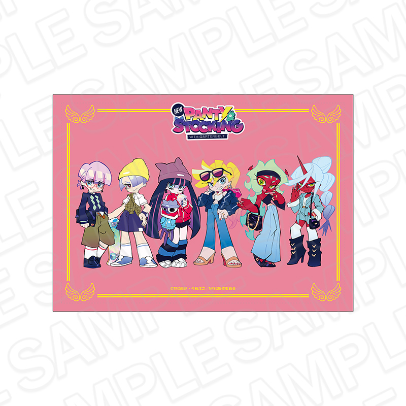 【コンテンツシード】New PANTY & STOCKING with GARTERBELT ブランケット お出かけ ver.