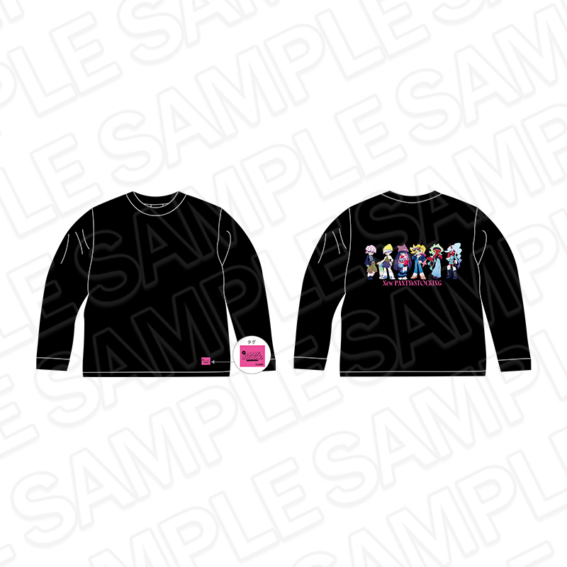 【コンテンツシード】New PANTY & STOCKING with GARTERBELT ロングスリーブTシャツ お出かけ ver.