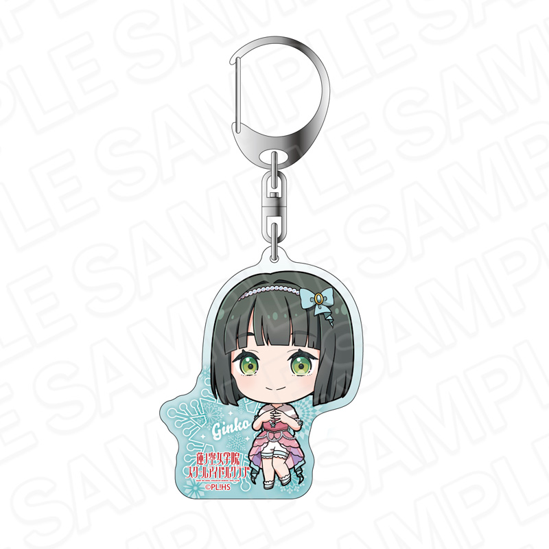 【コンテンツシード】ラブライブ！蓮ノ空女学院スクールアイドルクラブ ホログラムキーホルダー 百生吟子 イルミネーション デフォルメ ver.