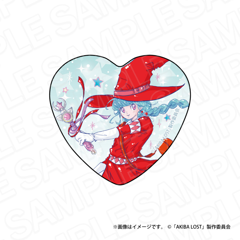 【コンテンツシード】AKIBA LOST ハート型カンバッジ