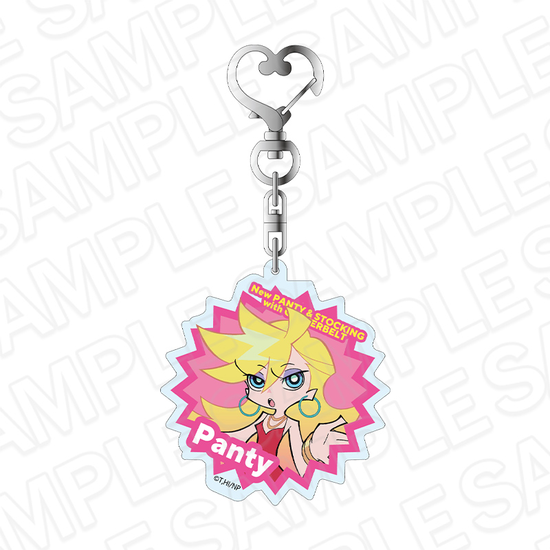 【コンテンツシード】New PANTY & STOCKING with GARTERBELT ホログラムキーホルダー パンティ